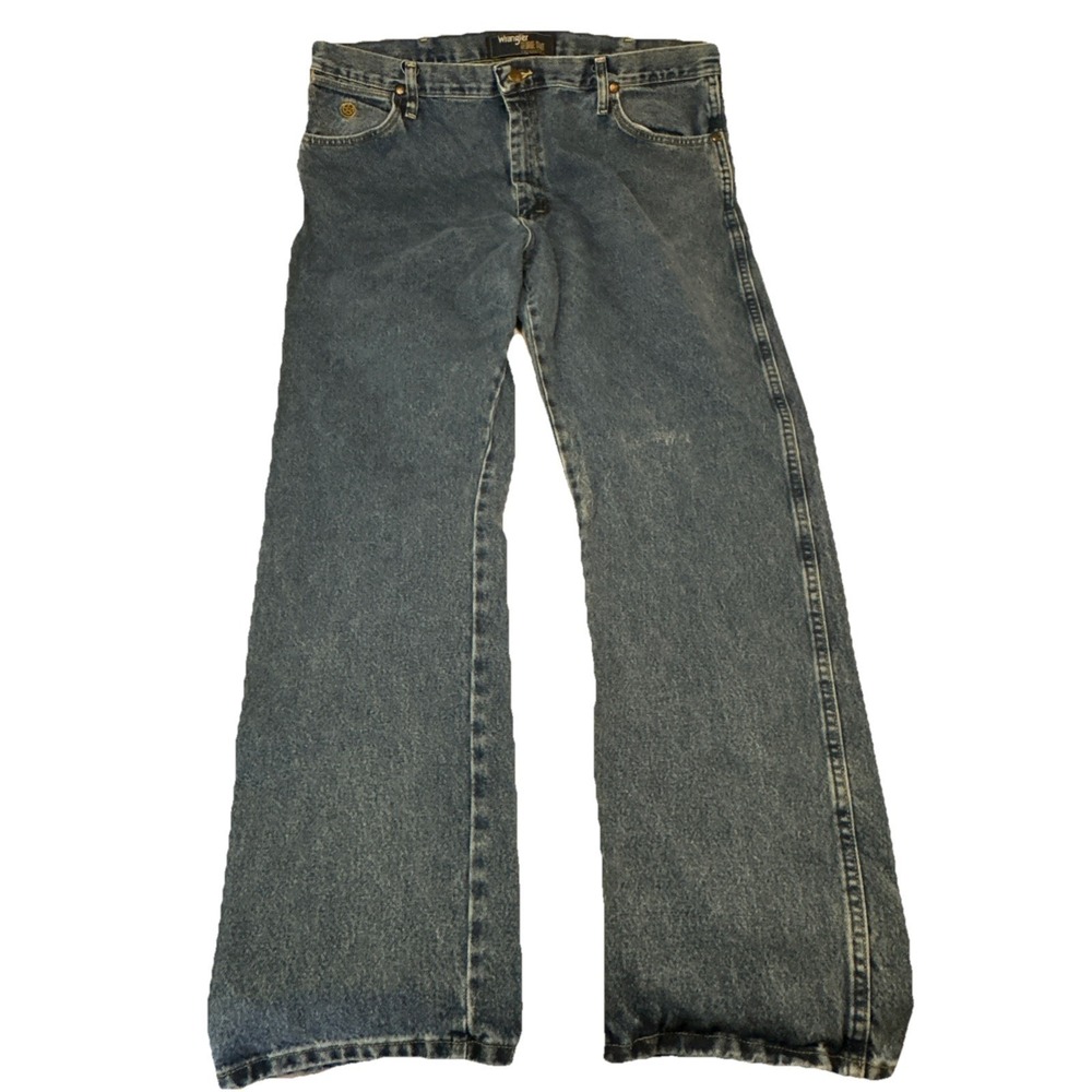 Wrangler A102 Men Jeans Blue Cowboy Bootcut George Straight Collection 40x32